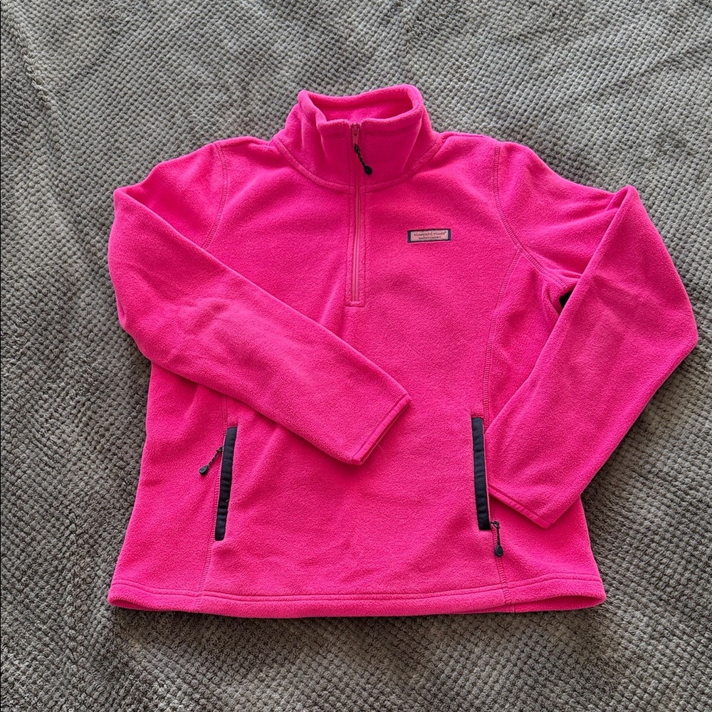 Vineyard Vines Hot Pink Fleece Jacket
